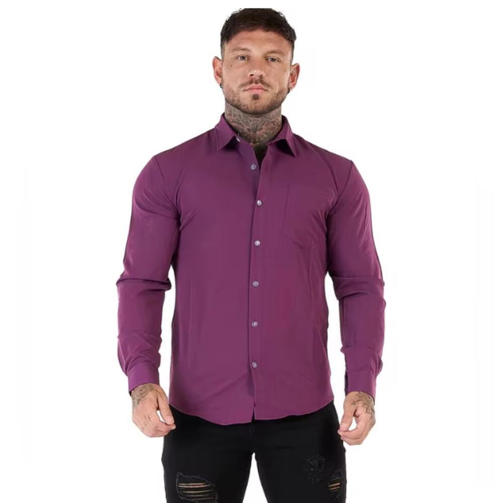 NWT Gingtto Men's Dress Shirt, Medium